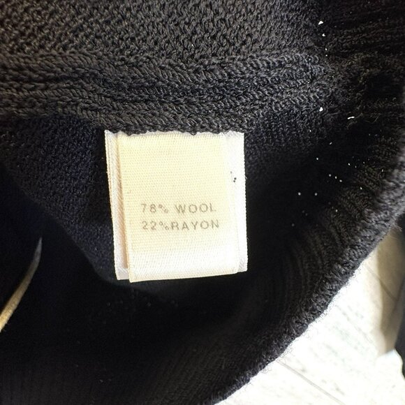 St. John Sport Cardigan Sweater Size Medium Colorblock Zip Front Wool Blend - Picture 5 of 9